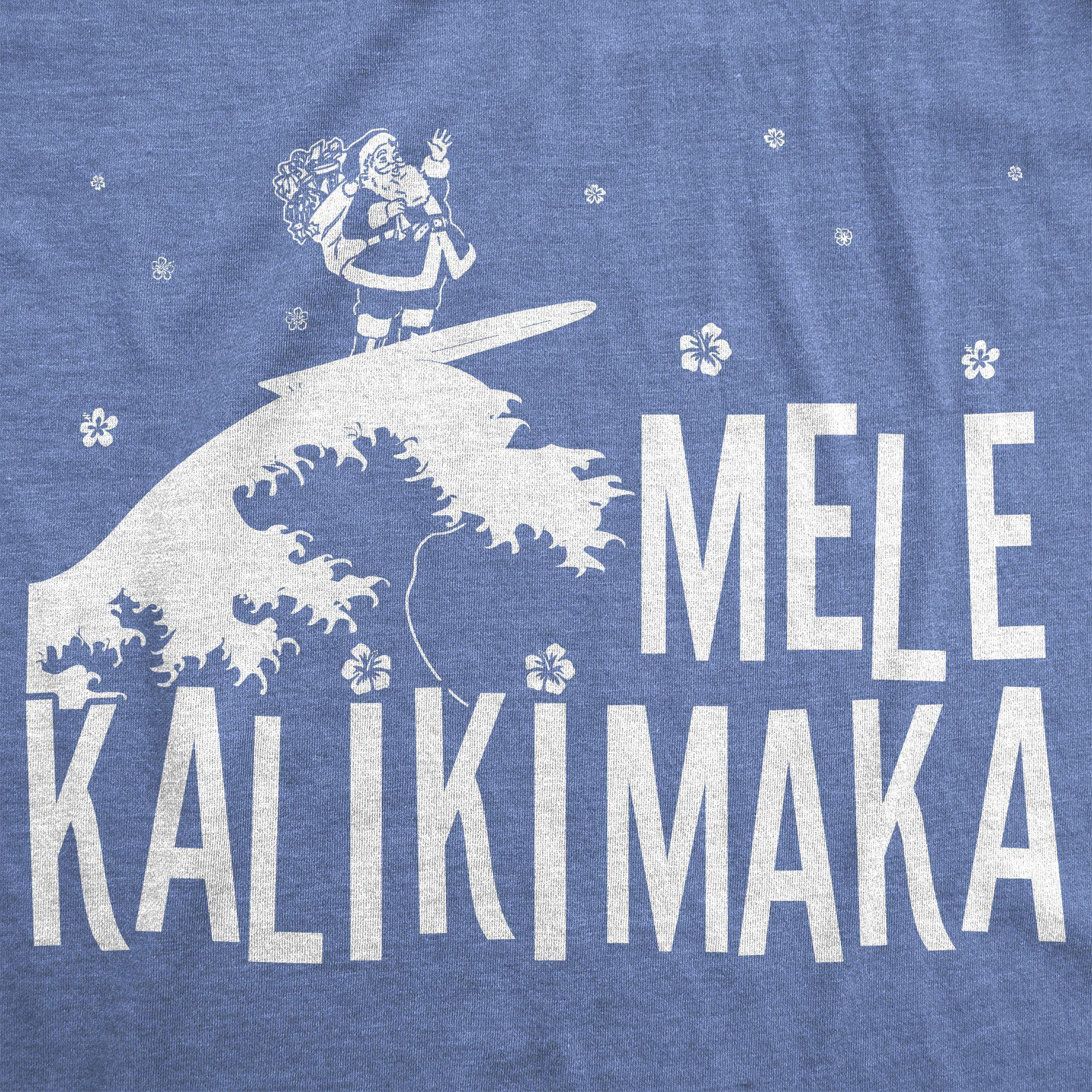 Mele Kalikimaka Women's Tshirt - Crazy Dog T-Shirts